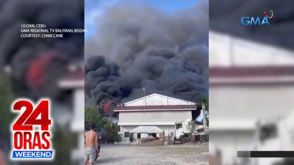 Warehouse nabalot ng malaking usok at apoy; 18 bahay nasunog dahil sa kumislap na electrical wire | 24 Oras Weekend