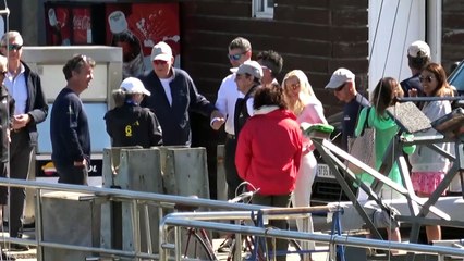 El Rey Juan Carlos I se queda sin navegar en Sanxenxo