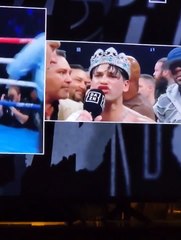 Le boxeur Ryan Garcia a dédié sa victoire de ce soir aux enfants victimes de trafic dans le monde entier. WWG1WGA