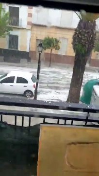 Un donation en ESPAGNE et L ANDALOUSIE ] Grêle à Cijuela, Grenade ⛈(20/04/24 Angelillo Rodriguez)