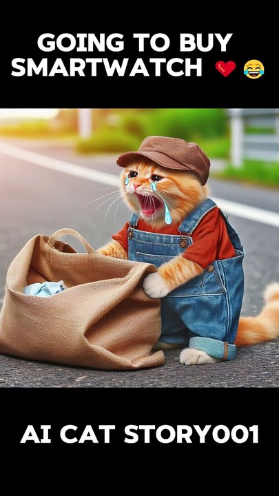 Cat buy's smartwatch ❤