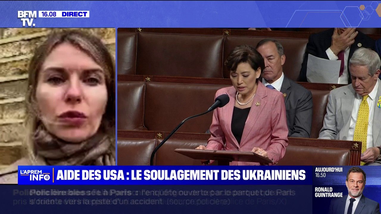 Lesia Vasylenko (députée ukrainienne) sur l'aide américaine à l'Ukraine: "Les soldats ukrainiens attendaient cette aide depuis des mois, ils commençaient à perdre espoir"