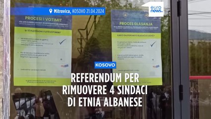 Kosovo: referendum per rimuovere 4 sindaci di etnia albanese