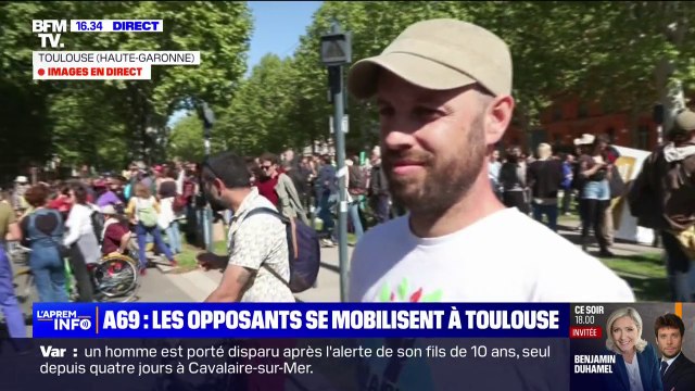 On est prêt à aller très loin, on est très innovant, on continuera : à Toulouse, le cortège contre l'A69 vient d'arriver devant le Palais de justice, le point final de cette manifestation