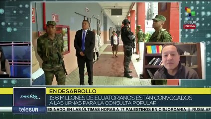 Ecuador realiza referéndum consultivo en medio de crisis energética