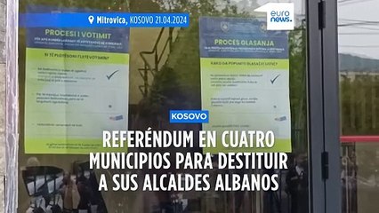 Referéndum en Kosovo para destituir a cuatro alcaldes de etnia albanesa