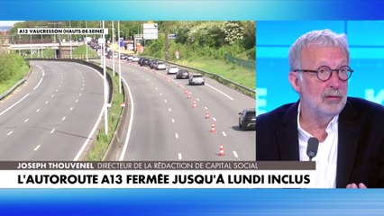 Joseph Thouvenel estime qu’avec la fermeture de l’autoroute A13, le retour des vacances risque d’être compliqué