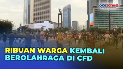 CFD Kembali Digelar, Ribuan Warga Turun ke Jalan untuk Berolahraga