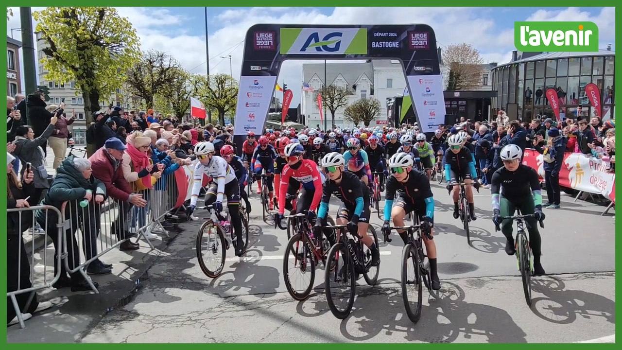 Bastogne a accueilli le départ de Liège-Bastogne-Liège Féminin 2024 : plongée dans l'ambiance