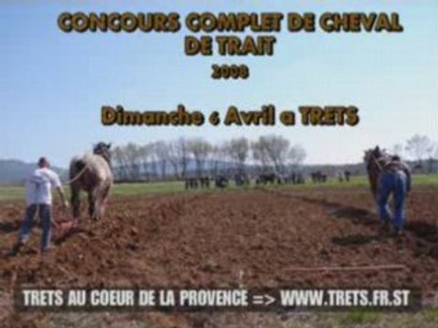 Concours complet de cheval de trait TRETS 2008