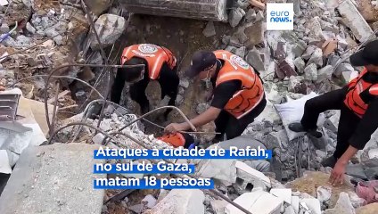 Ataques israelitas contra Rafah matam principalmente crianças