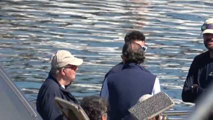 El Rey Juan Carlos I se queda sin navegar en Sanxenxo