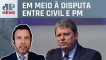 Tarcísio de Freitas prepara bônus de R$ 500 milhões para policiais; Segré comenta