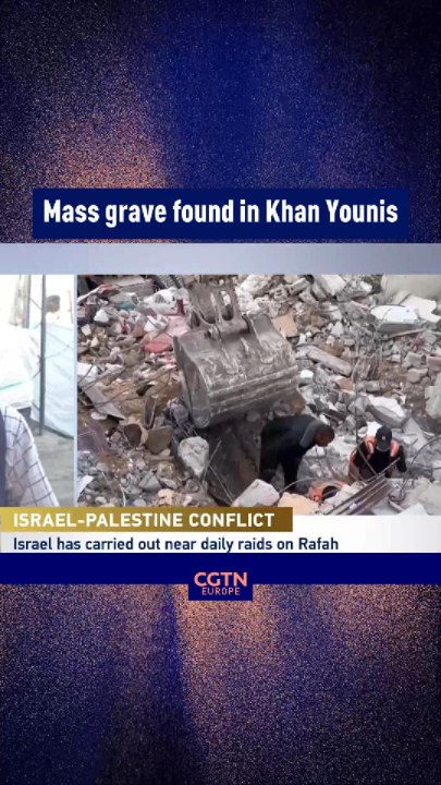 Mass grave found in Khan Younis - video Dailymotion