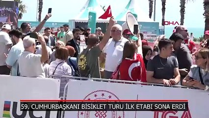 59. Cumhurbaşkanlığı Türkiye Bisiklet Turu ilk etabı sona erdi