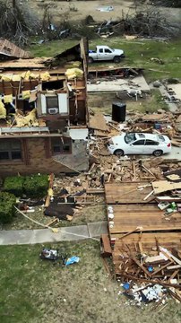 Central US Ravaged by Severe Storms; Tornadoes Strike Kansas and Iowa