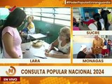 Voceros de la comunidad Jacinto Lara ejercen su derecho al voto en esta Gran Consulta Nacional