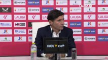 UD Almería - Villarreal CF | MARCELINO en rueda de prensa