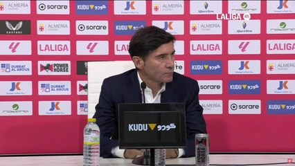 UD Almería - Villarreal CF | MARCELINO en rueda de prensa