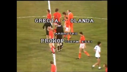 Greece v Netherlands Group One 11-06-1980