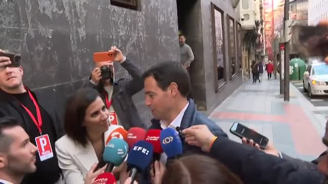 Pradales llega a su sede con ilusión y muchas ganas de que salgan los resultados