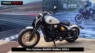 New Look of Cylclone RA series , Single-seat Bobber , New Cyclone RA600 Bobber 2024