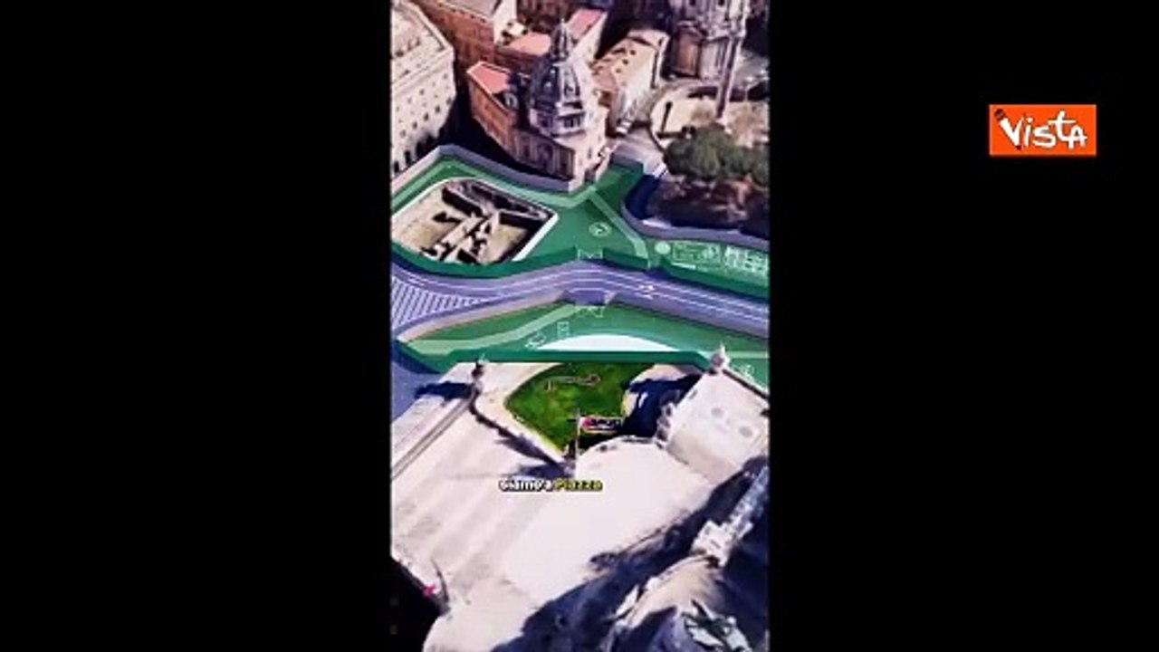 Gualtieri mostra i lavori per la metro a piazza Venezia: "Questa stazione sar? unica al mondo"