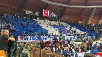 Derby Libertas Pielle, le coreografie al PalaModigliani