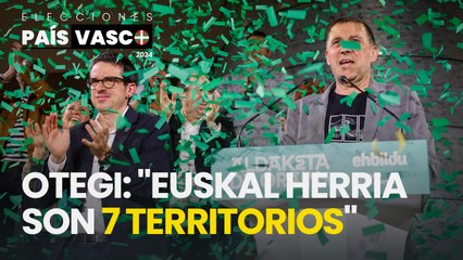 Otegi muestra sus intenciones tras el mejor resultado de Bildu: "Euskal Herria son 7 territorios"