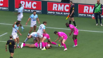 TOP 14 - Essai de Julien DELBOUIS (SFP) - Stade Français Paris - Aviron Bayonnais