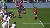 TOP 14 - Essai de Luke WHITELOCK (SP) - Section Paloise - Montpellier Hérault Rugby