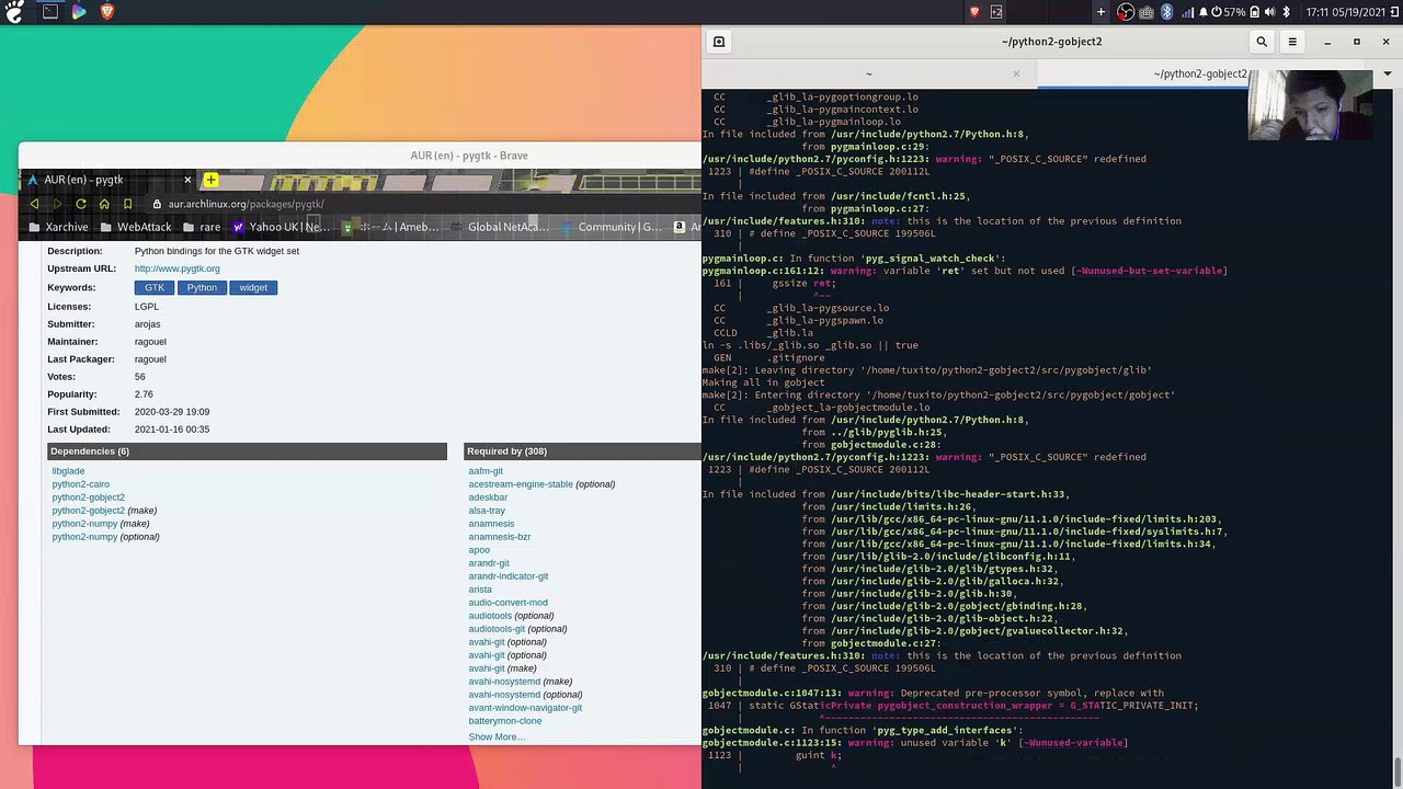 git-clone and install mirage