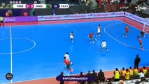 ملخص مباراة المغرب وأنغولا 5-1  المنتخب المغربي للفوتسال يكتسح أنغولا ويتوج باللقب الافريقي