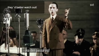Joseph Goebbels speaks about Jewish press (English Subtitles)