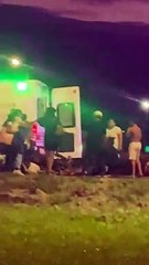 Choque entre dos motos a la altura del Parque Bicentenario