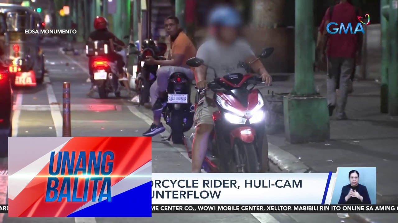 Ilang motorcycle rider, huli-cam na nag-counterflow | UB - video ...