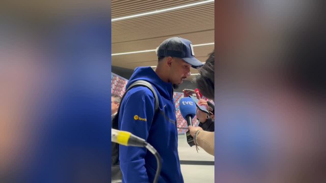 Araujo en zona mixta tras Real Madrid vs Barcelona