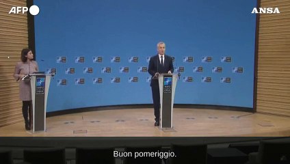 Nato, Stoltenberg: "Forniremo sistemi di difesa aerea all'Ucraina"