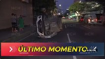 Brutal accidente vial deja pérdidas materiales en San Pedro Sula