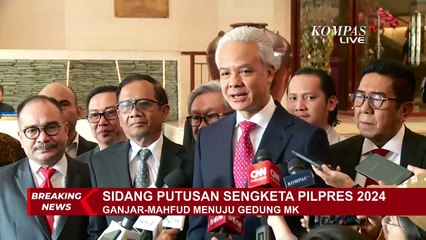 Скачать видео: Siap Dengarkan Putusan MK Soal Sengketa Pilpres, Ganjar: Saya dan Pak Mahfud Taat pada Konstitusi