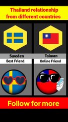 Thailand relationship from different countries ❤️