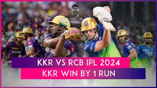 KKR vs RCB IPL 2024 Stat Highlights: Kolkata Knight Riders Beat Royal Challengers Bengaluru By 1 Run