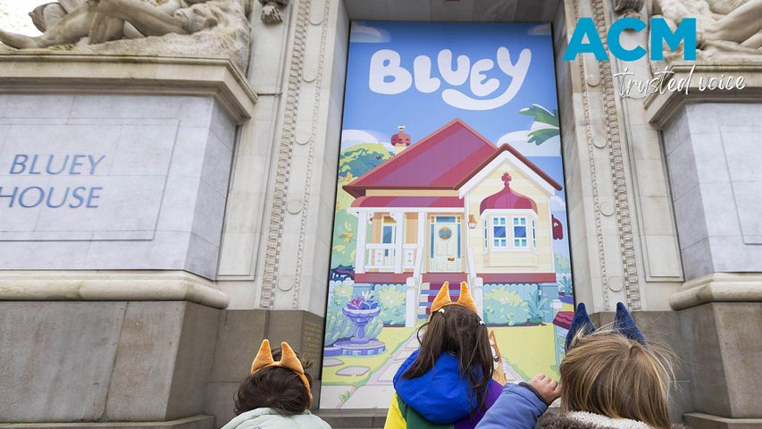 Bluey has been recognised for its cultural success in the United Kingdom with London's Australia House renamed to "Bluey House" for a day as the show picked up a special award.