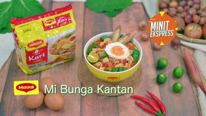 Resipi Maggi Mi Bunga Kantan | Minit Ekpress