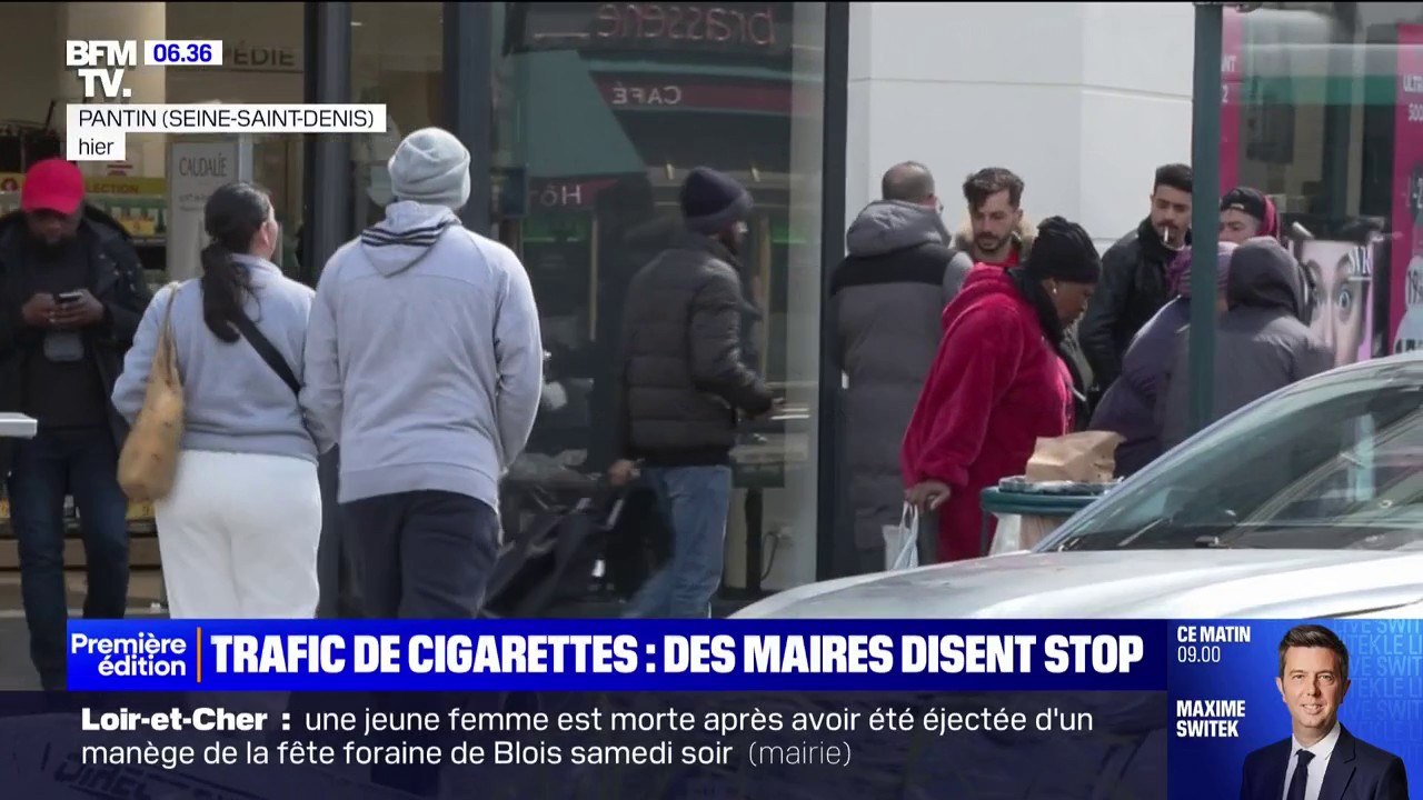 Pantin: les maires disent stop au trafic de cigarettes - Vidéo Dailymotion