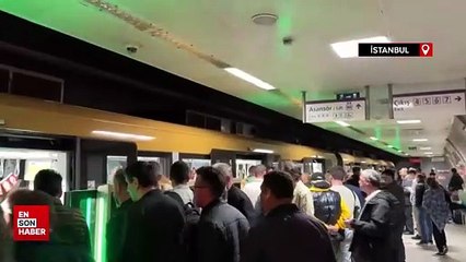 Üsküdar-Samandıra metro hattında arıza
