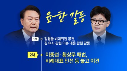 한동훈의 '정중한' 오찬 거절...'3차 윤-한 갈등'? [앵커리포트] / YTN