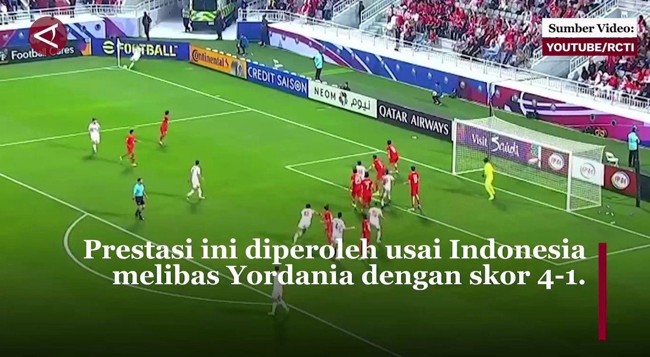 Timnas Indonesia U-23 lolos ke 8 besar usai libas Yordania 4-1