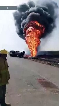 Des voleurs en Syrie déclenchent un incendie massif d’un pipeline alors qu’ils tentent de siphonner du pétrole pour en tirer profit — Sham FM