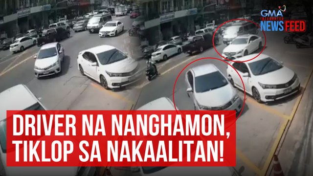 Driver na nanghamon, tiklop sa nakaalitan! | GMA Integrated Newsfeed